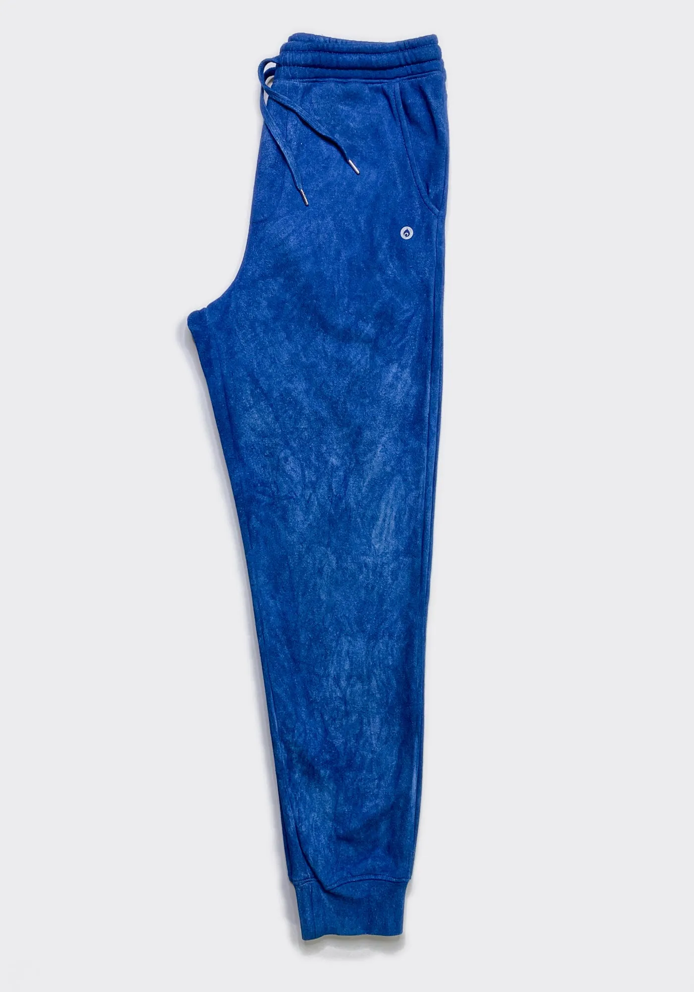 Tie-Dye Boyfriend Fleece Jogger Sweatpants – Dark Vintage Indigo