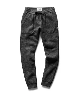 Tiger Fleece Slim Sweatpant Black
