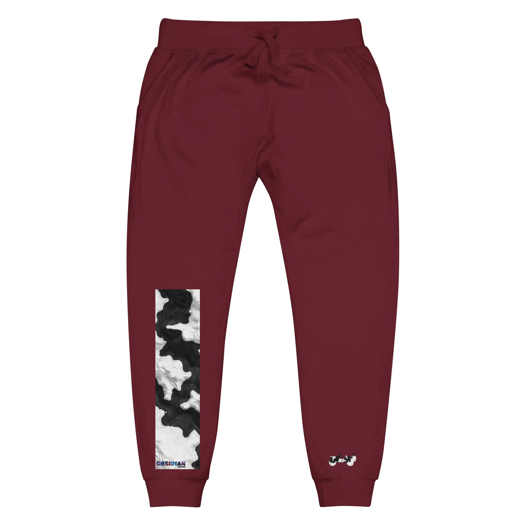 Topo: Old School Jeep Unisex Fleece Sweatpants