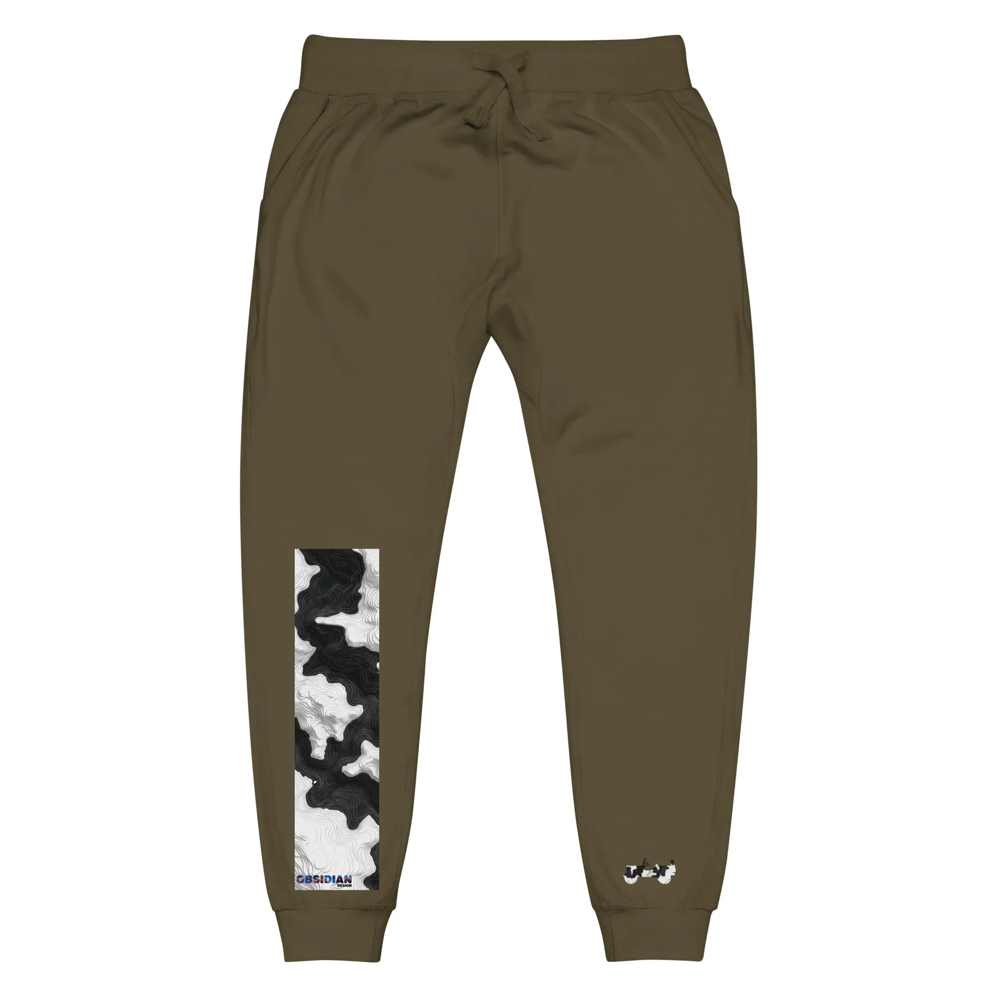 Topo: Old School Jeep Unisex Fleece Sweatpants
