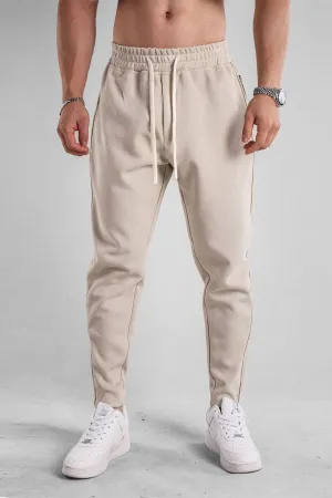 Track Side Sweatpants With Zipper Hem