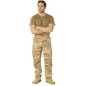 Tri-Color Desert Camouflage - Military Vintage Paratrooper Fatigues