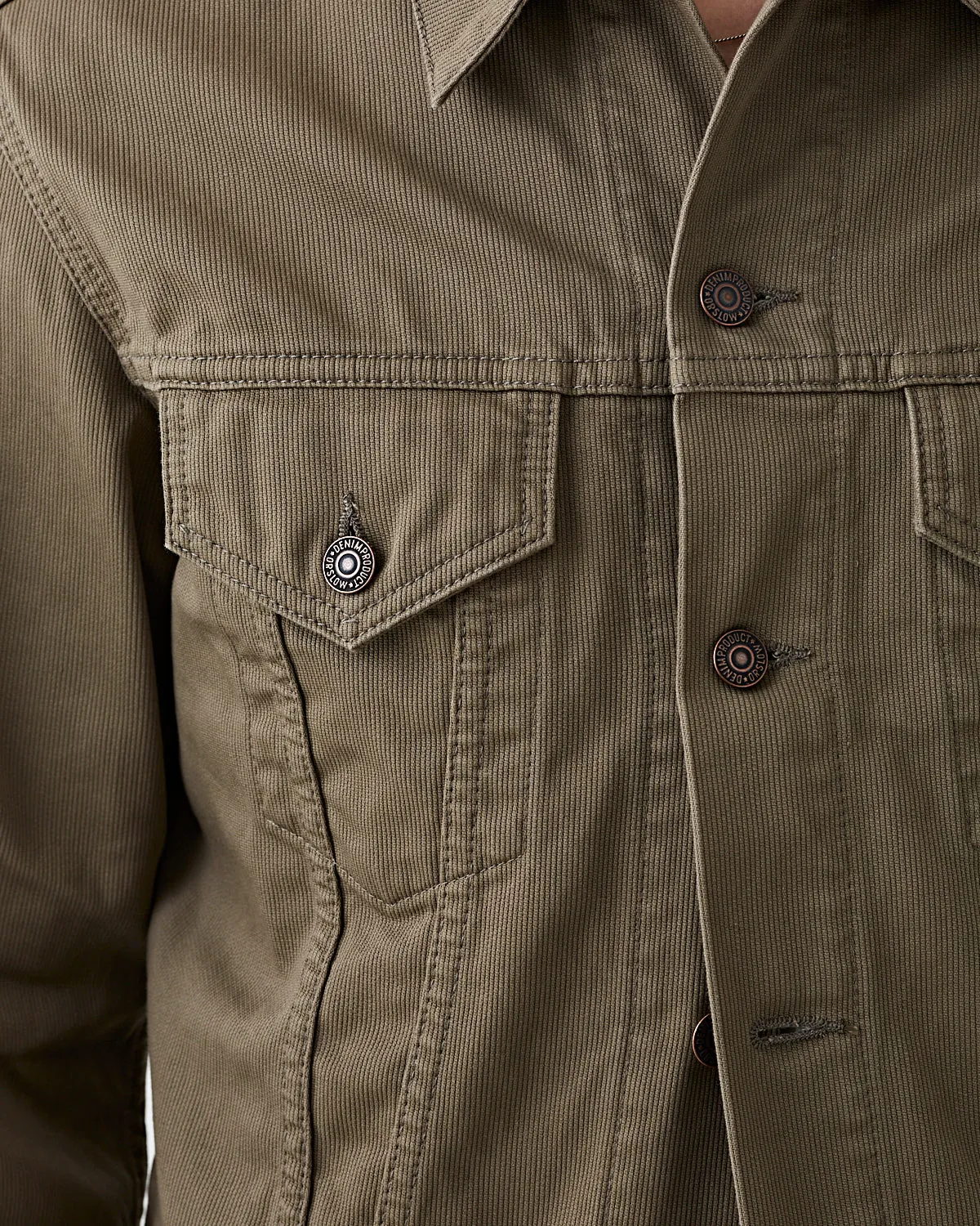 Type 3 1960's Cotton Pique Jacket Dusty Olive