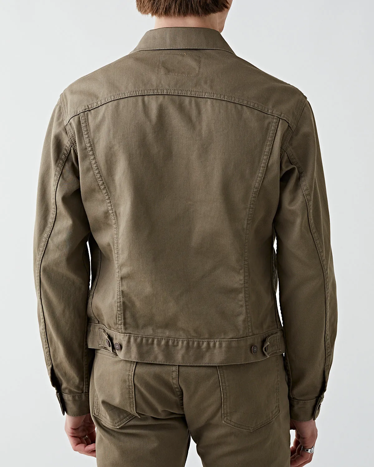 Type 3 1960's Cotton Pique Jacket Dusty Olive