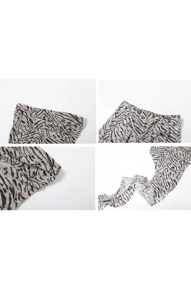 UM0339 Mesh Tube and Pants Set