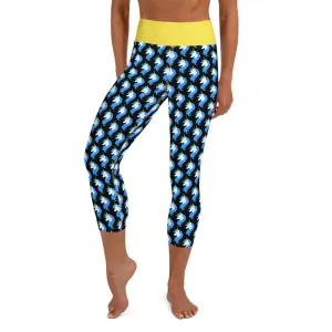 Unicorn Logo Yoga Capri Leggings by #unicorntrends