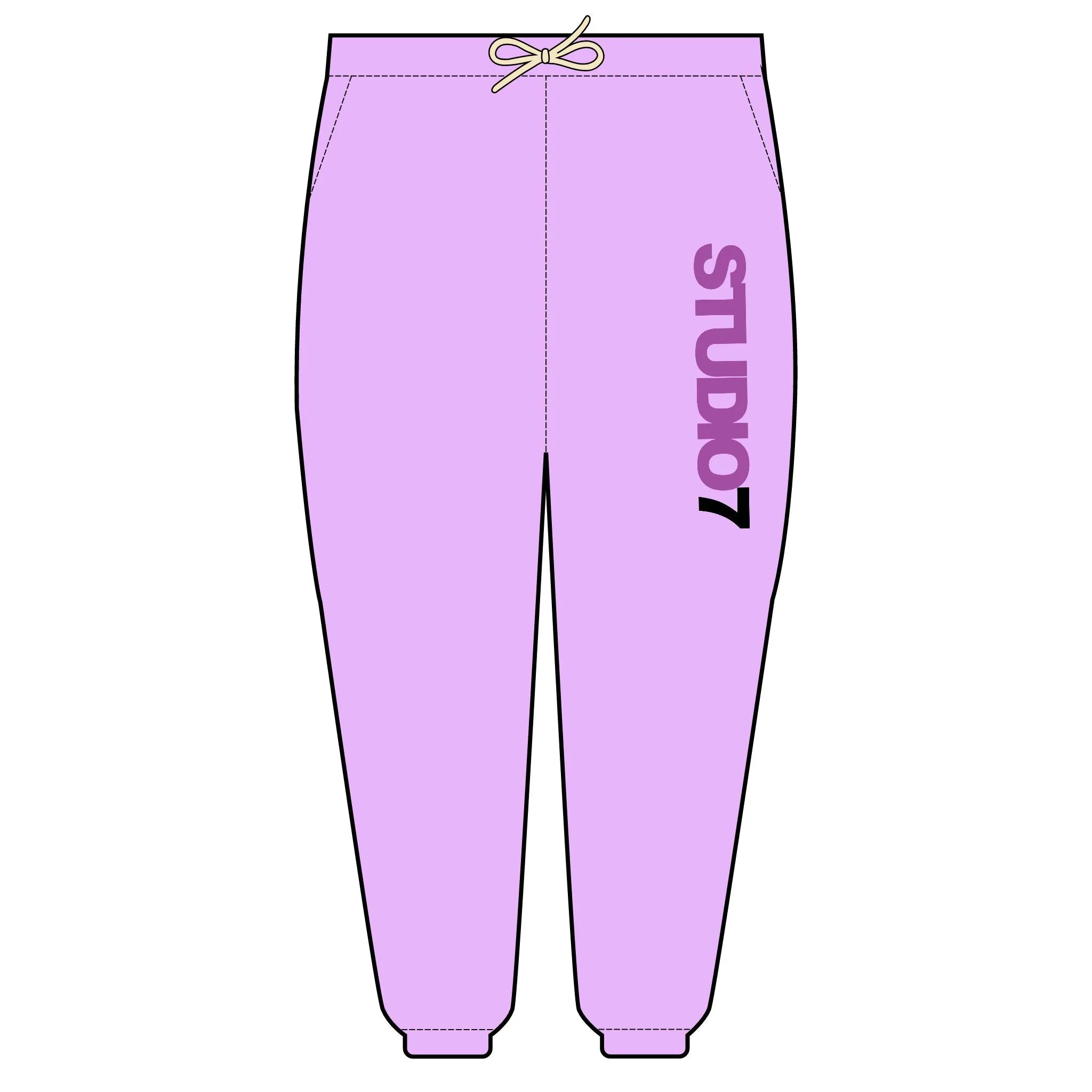 Unisex Garment-Dyed Lightweight Fleece Sweatpants