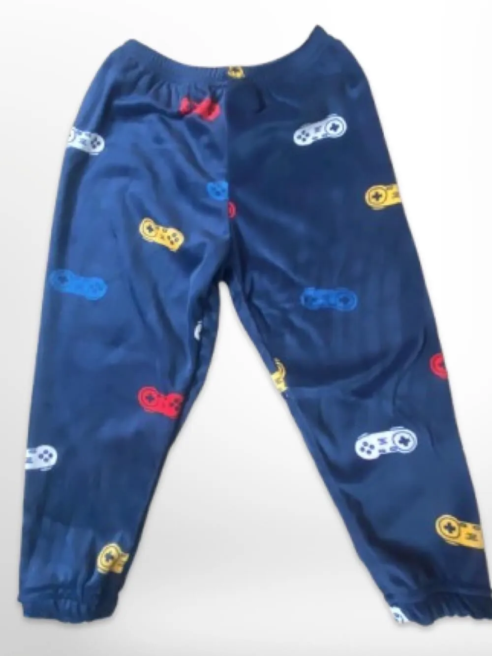 Velvet Fabric Full Kids Long Pants Baby Boy Girls