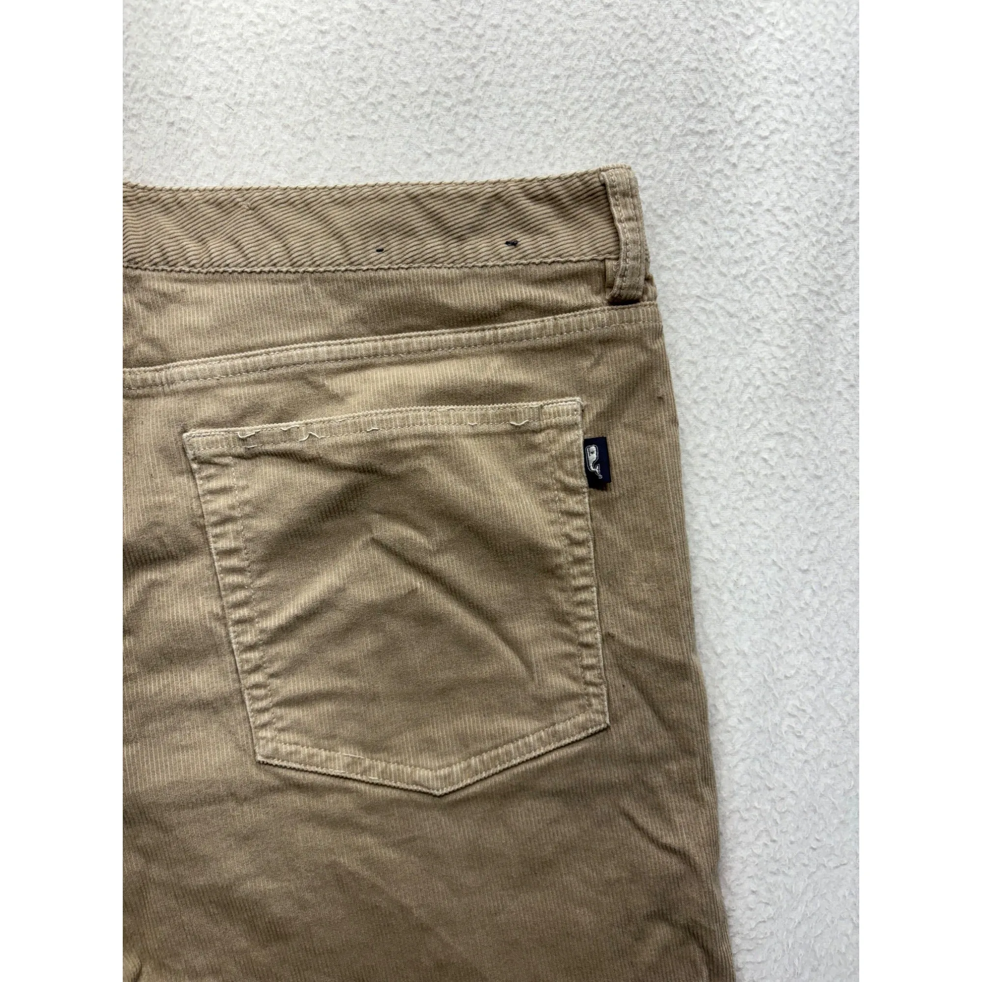 Vineyard Vines Mens 34x30 Khaki Corduroy Pants #7494