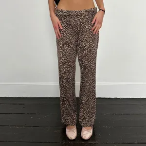 Vintage 2000’s leopard print sweatpants