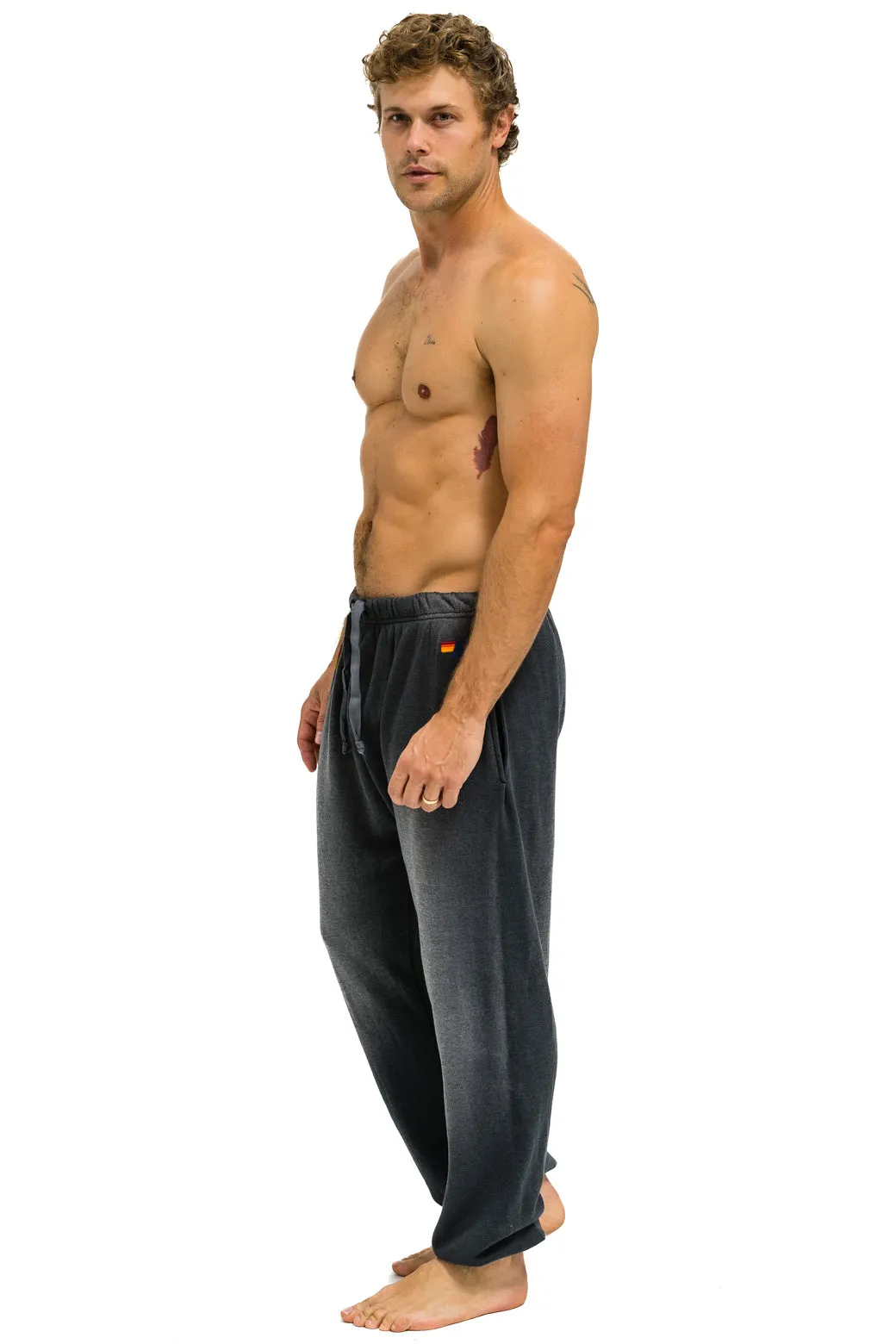 VINTAGE LOGO SWEATPANTS - FADED SMOKE