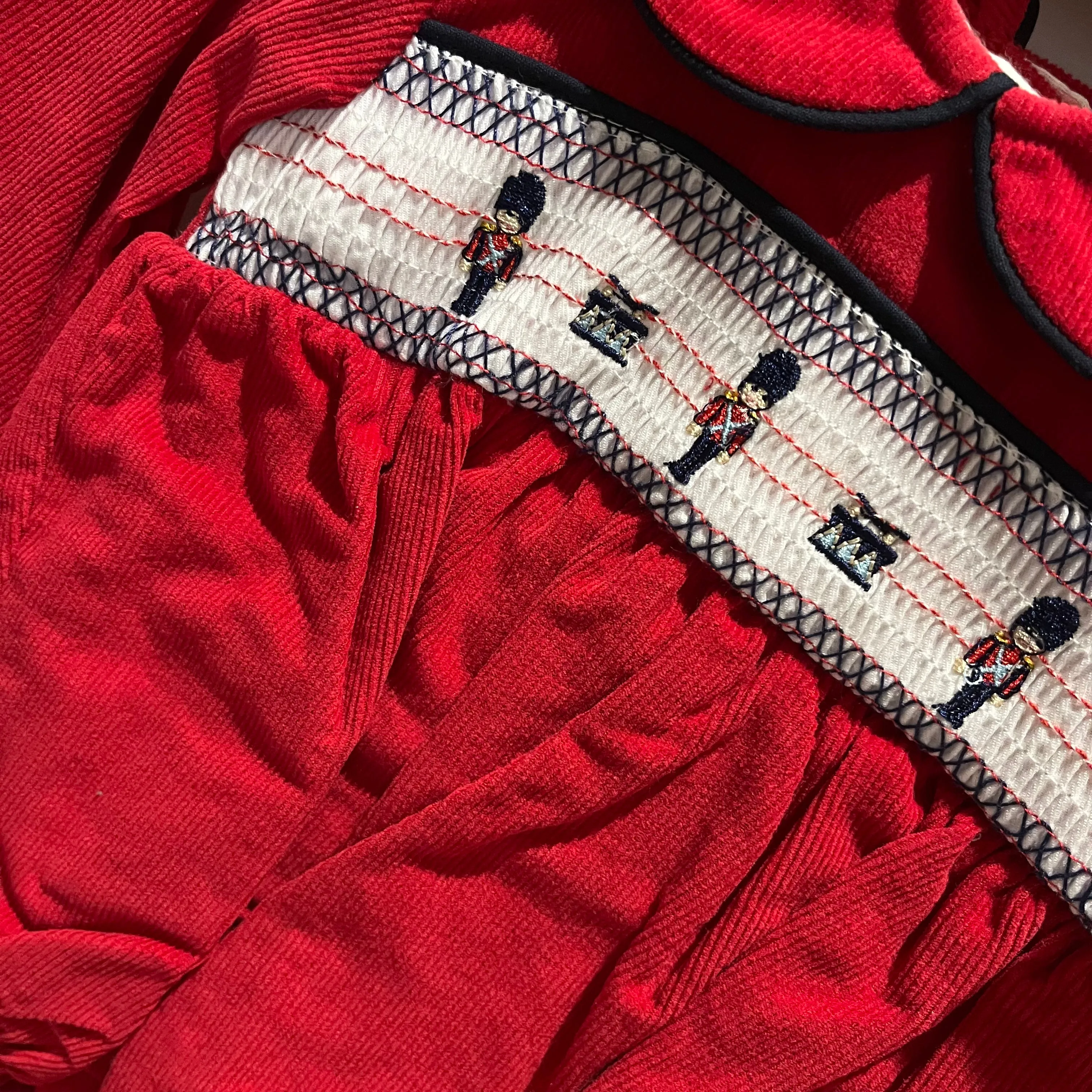 WeeMe Corduroy Nutcracker Romper