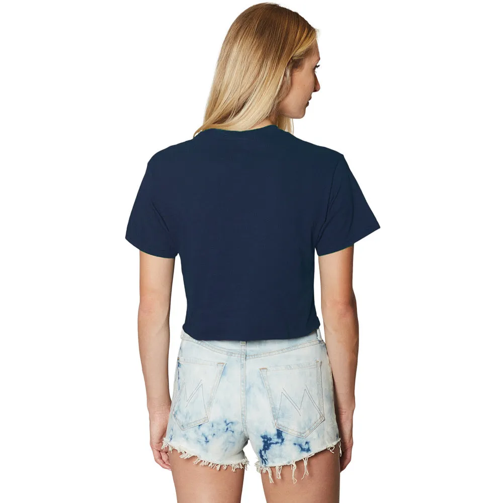 West Virginia Mountaineers Block Navy Tee