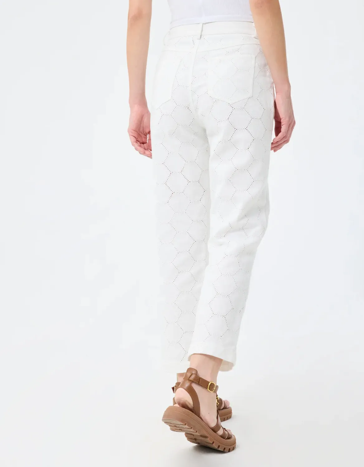 White Lace Pants