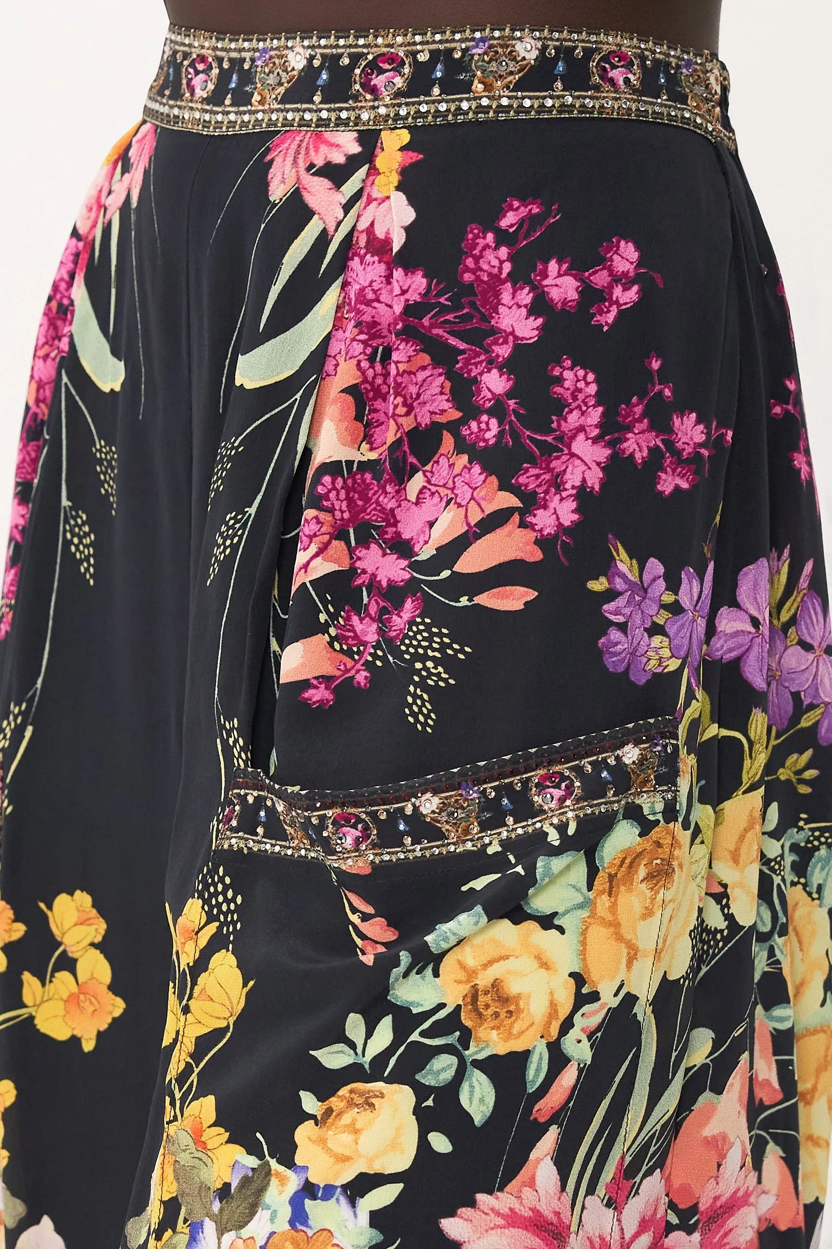 WIDE LEG TROUSER WITH FRONT POCKETS LIBERTINE LADY