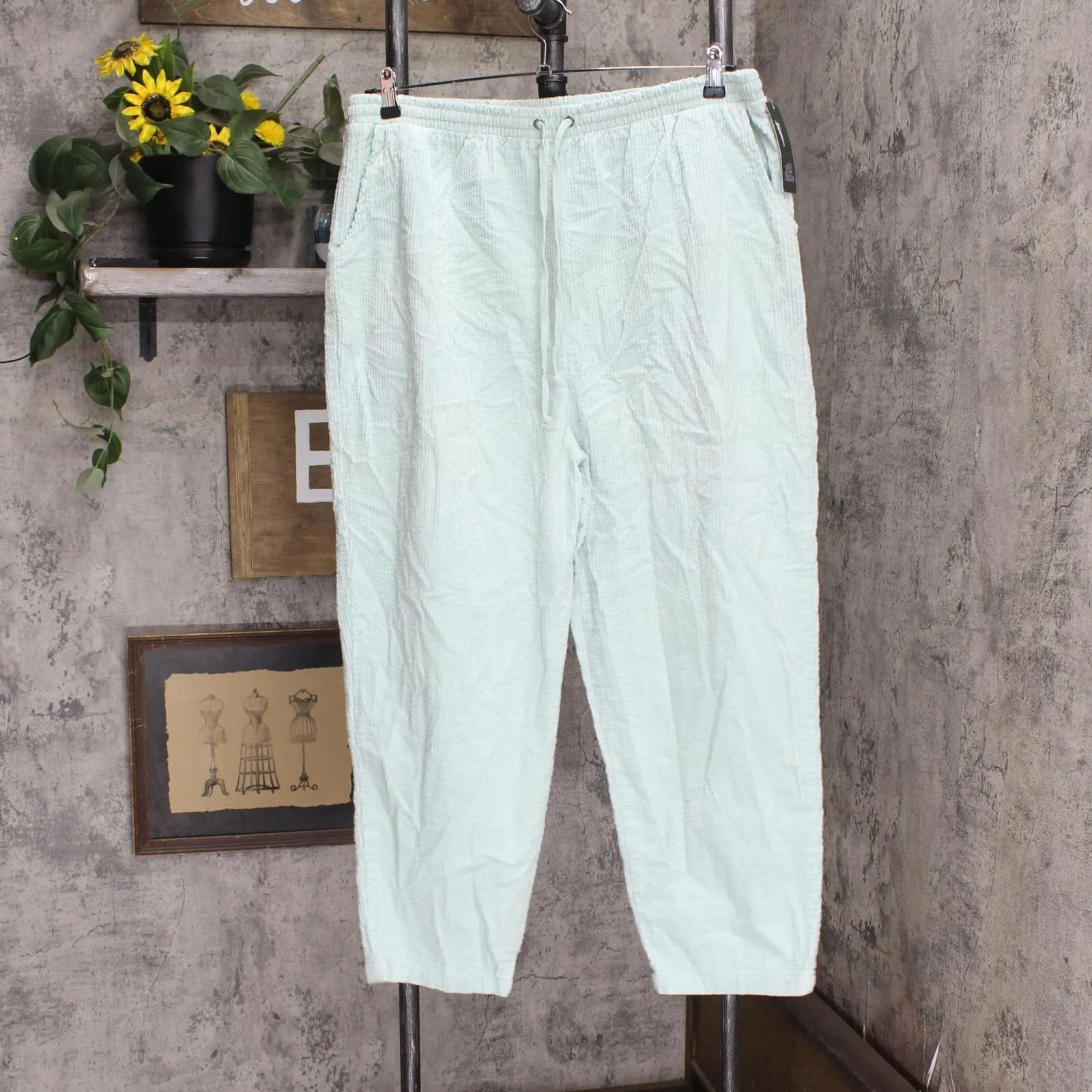 Wild Fable Women's High-Rise Drawstring Corduroy Pants TARB090J