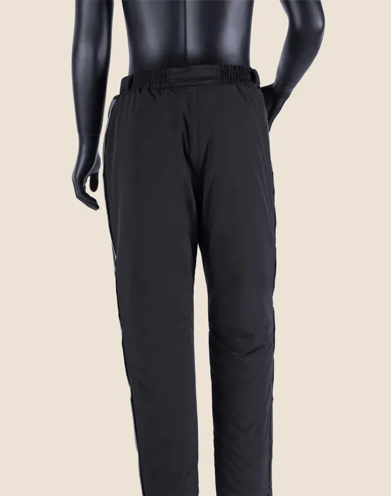 Winter Waterproof Hiking Fishing Pants Men Outdoor Warm Climbing Sports Cotton Fleece Pants Thermal Zipper Work Trousers 5XL