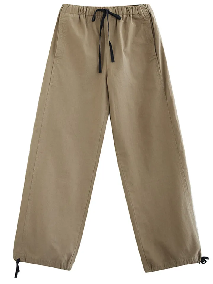 Women's Adjustable Drawstring Elastic Waist Durable Pants