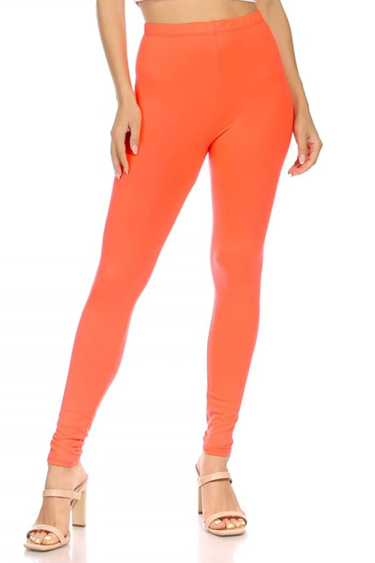 Women's Casual Tie Dye and Solid Color Elastic Band Waist Active Leggings Pants S-3XL