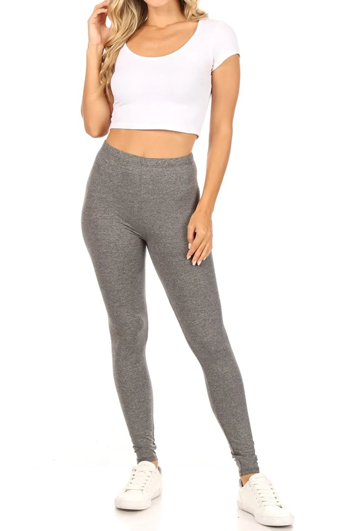Women's Casual Tie Dye and Solid Color Elastic Band Waist Active Leggings Pants S-3XL
