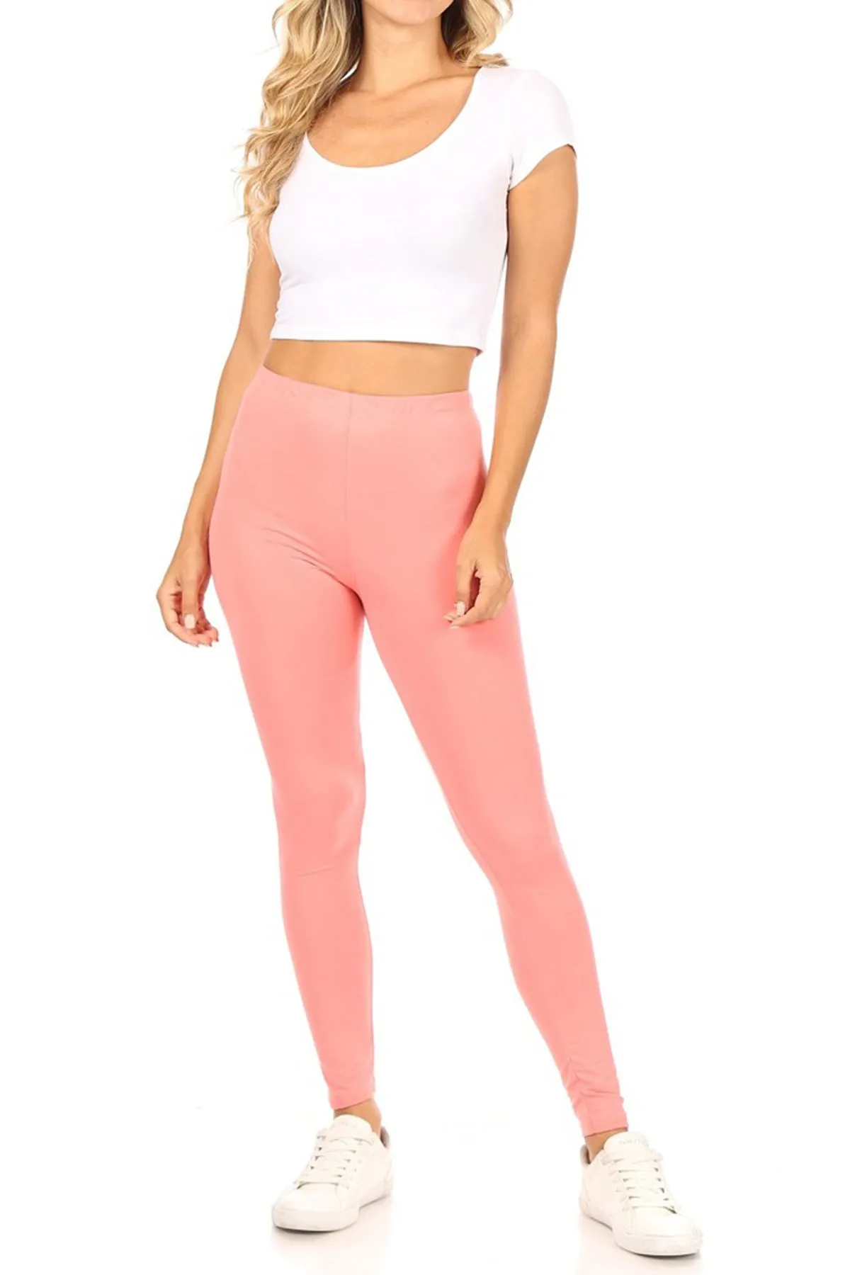 Women's Casual Tie Dye and Solid Color Elastic Band Waist Active Leggings Pants S-3XL