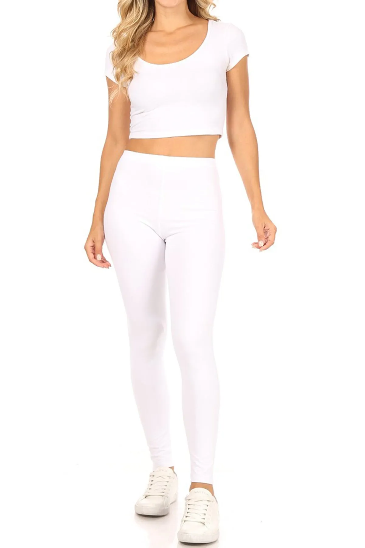 Women's Casual Tie Dye and Solid Color Elastic Band Waist Active Leggings Pants S-3XL