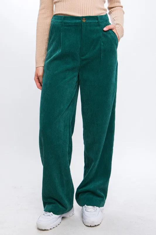 Women's Corduroy Trouser Pants