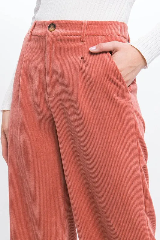 Women's Corduroy Trouser Pants