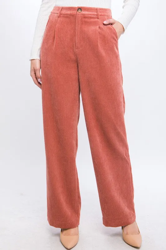 Women's Corduroy Trouser Pants