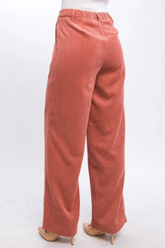 Women's Corduroy Trouser Pants