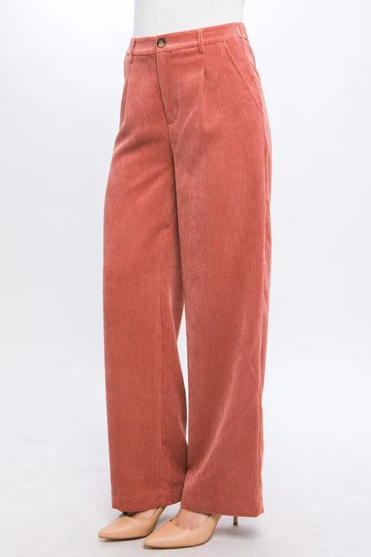 Women's Corduroy Trouser Pants