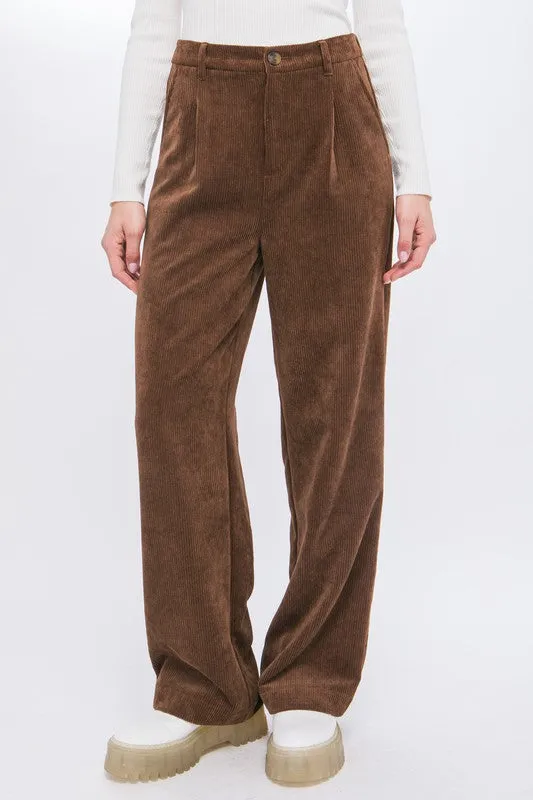 Women's Corduroy Trouser Pants