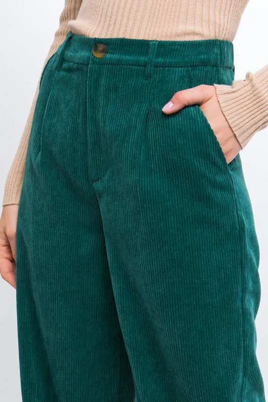 Women's Corduroy Trouser Pants