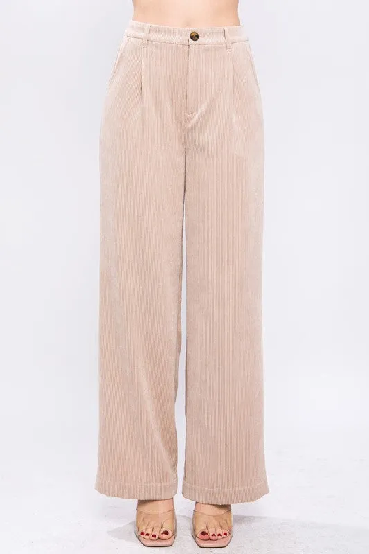 Women's Corduroy Trouser Pants
