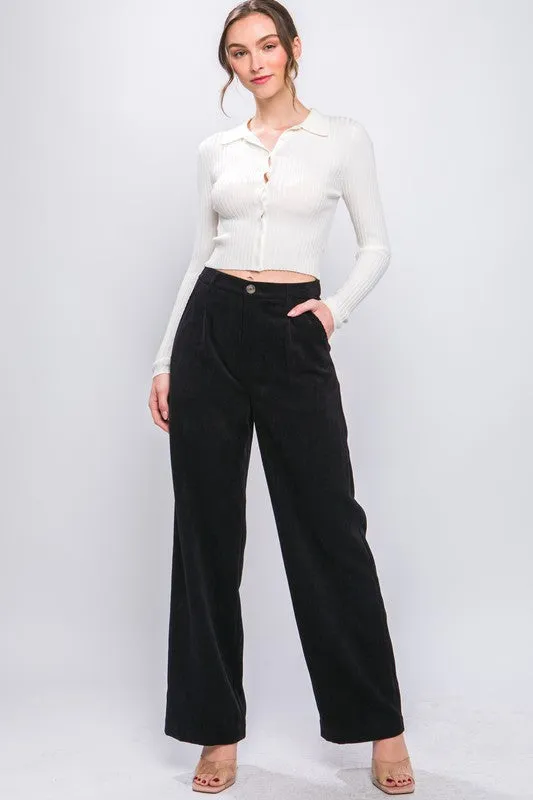 Women's Corduroy Trouser Pants