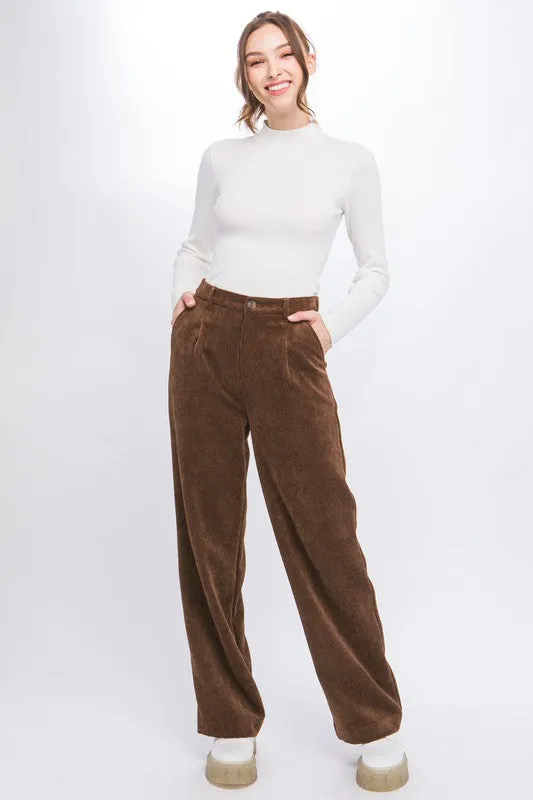 Women's Corduroy Trouser Pants