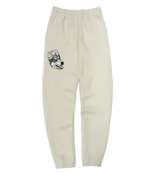 Women's Doodle Style Custom Pet Portrait Classic Sweatpants