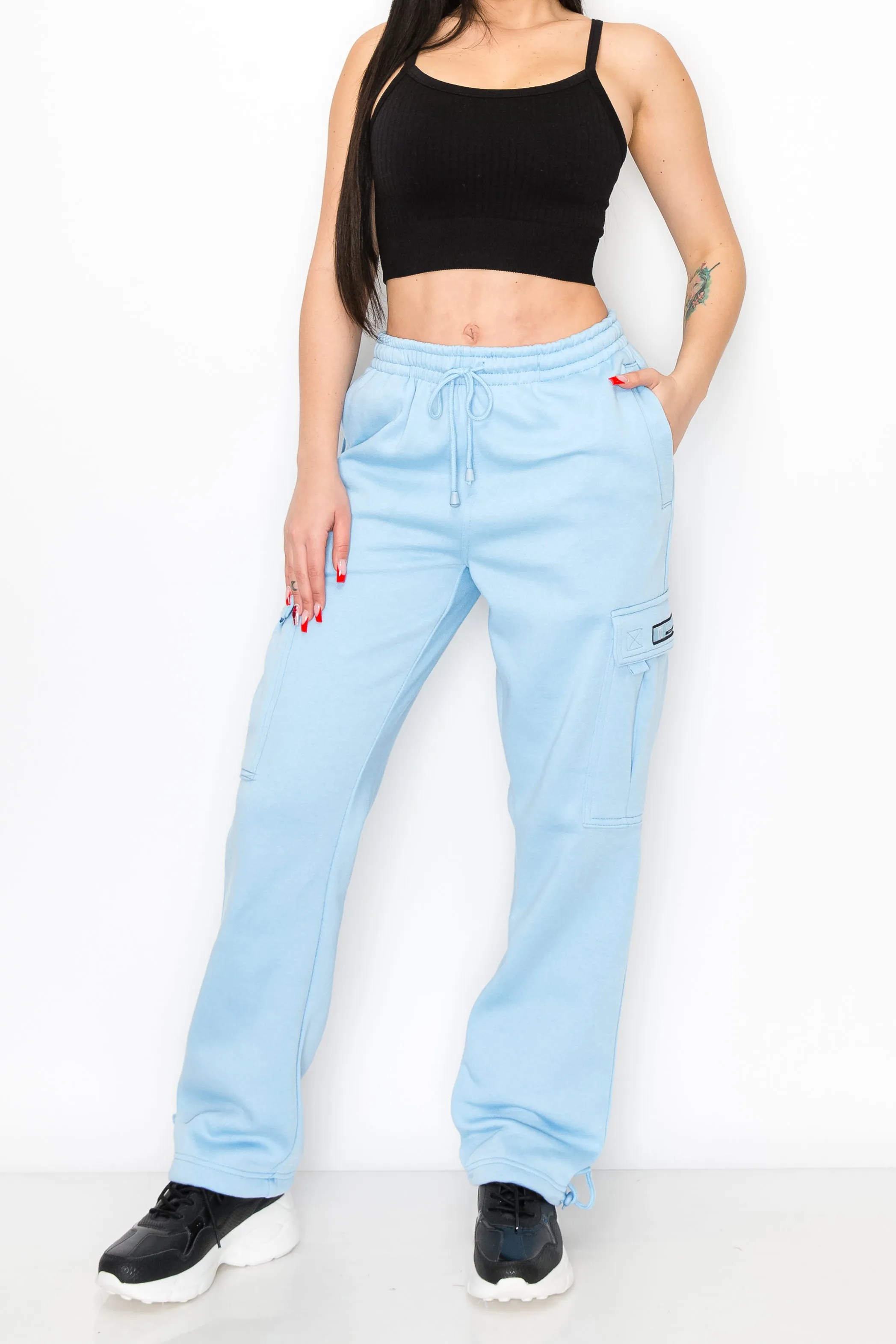 Women's Fleece Heavyweight Cargo Sweatpants