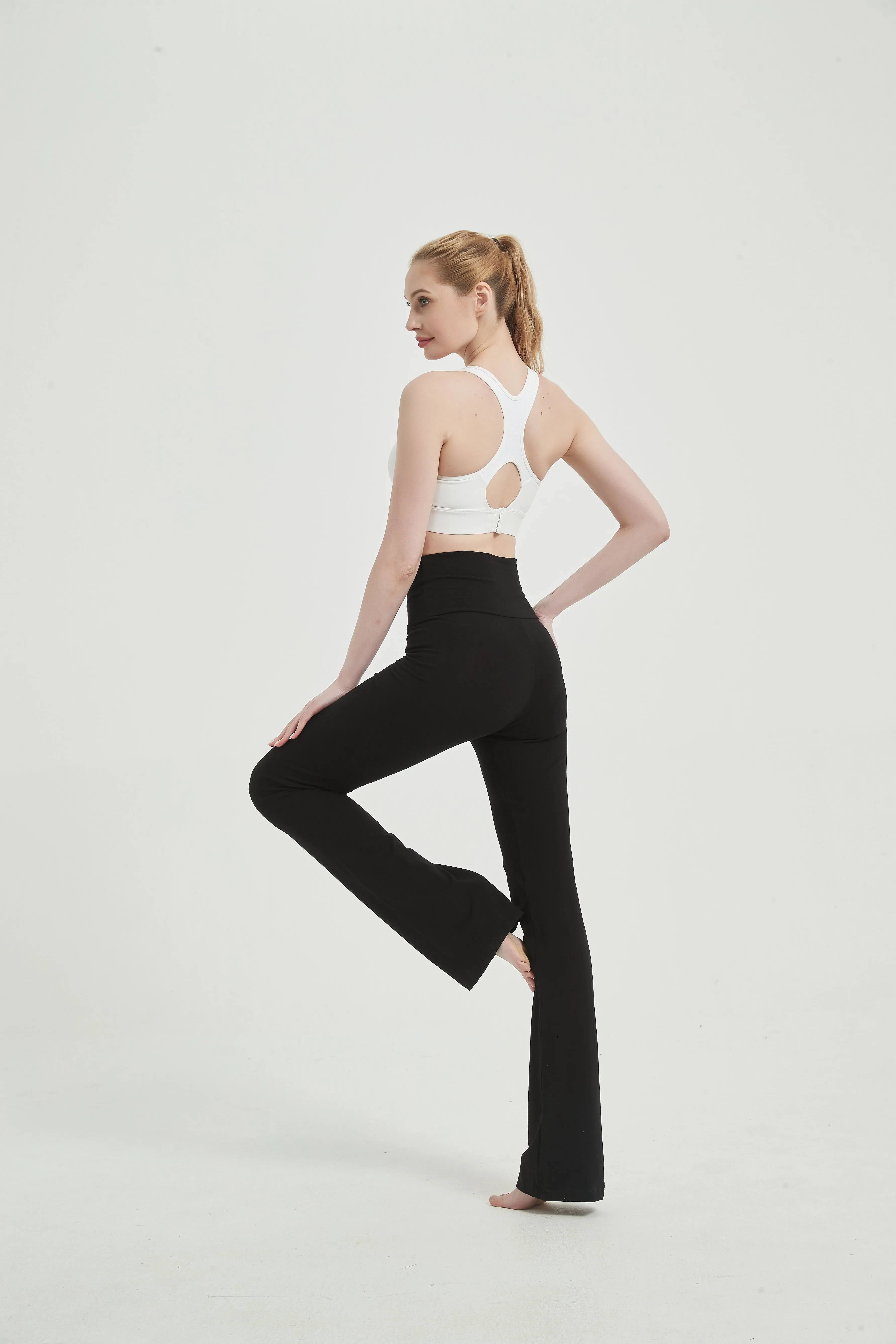 Women's High-Rise Bootcut Flare Yoga Pants 36" Inseam