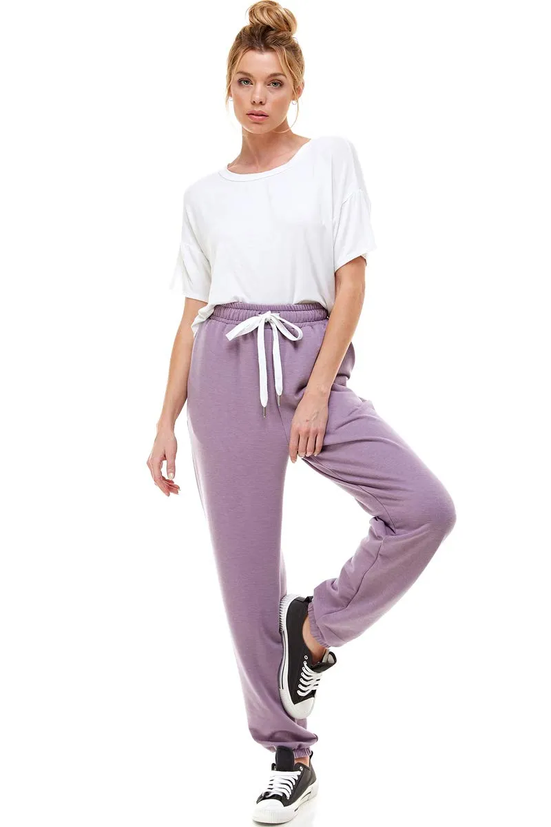 Women's High Waisted Sporty Gym Athletic Fit Jogger Sweatpants and Loose fit Lounge Trousers Plus Size Lounge Pant