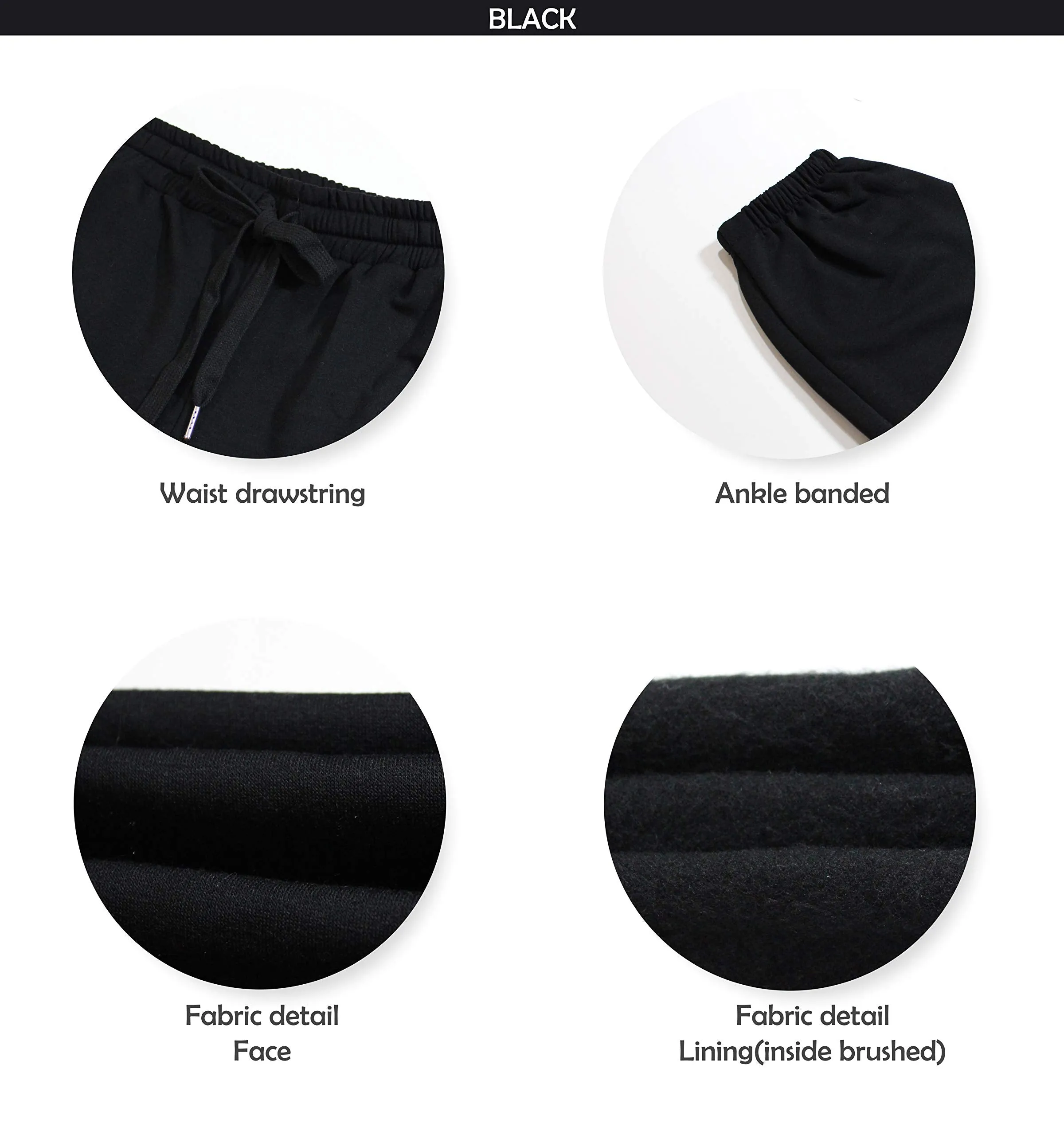 Women's High Waisted Sporty Gym Athletic Fit Jogger Sweatpants and Loose fit Lounge Trousers Plus Size Lounge Pant
