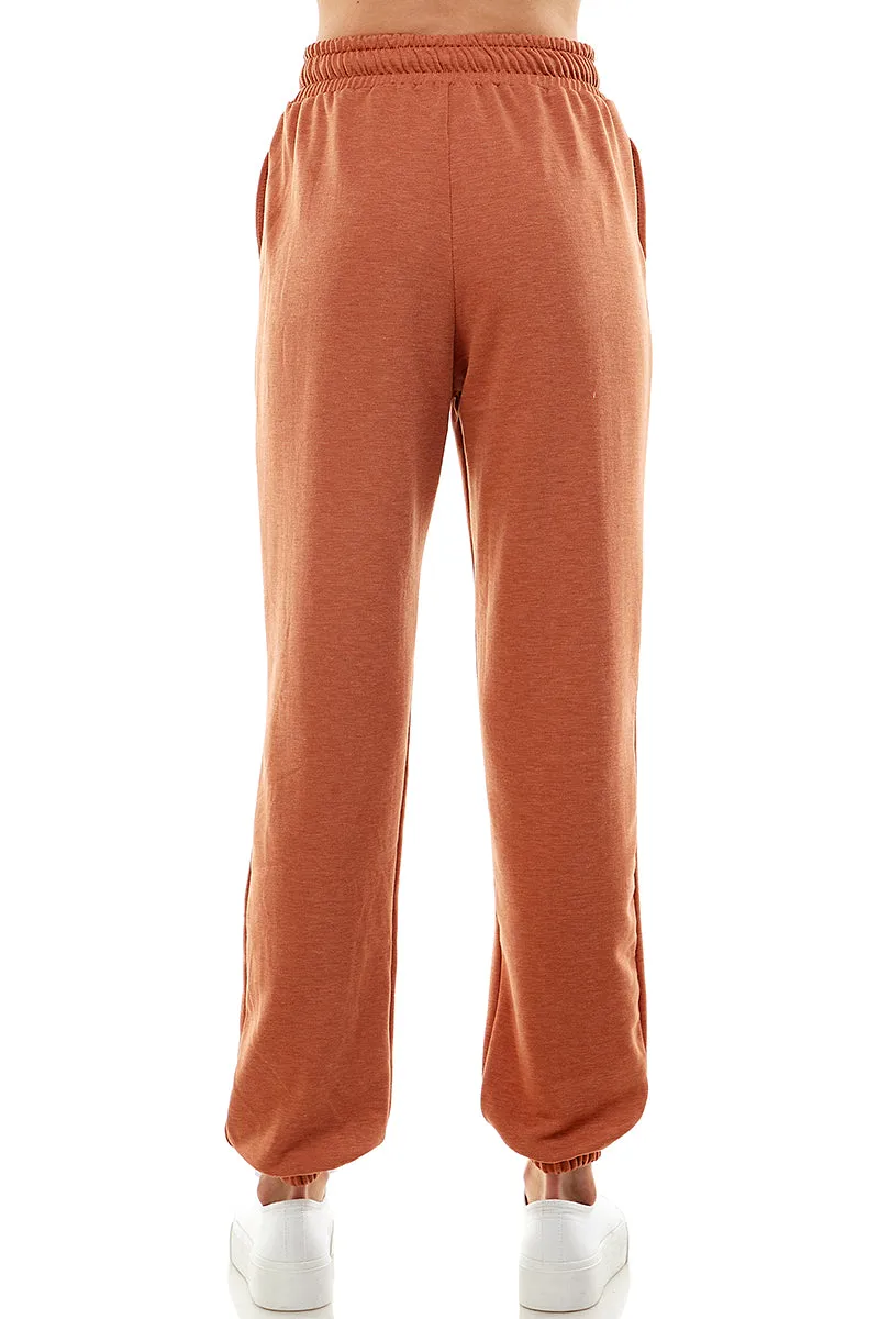Women's High Waisted Sporty Gym Athletic Fit Jogger Sweatpants and Loose fit Lounge Trousers Plus Size Lounge Pant