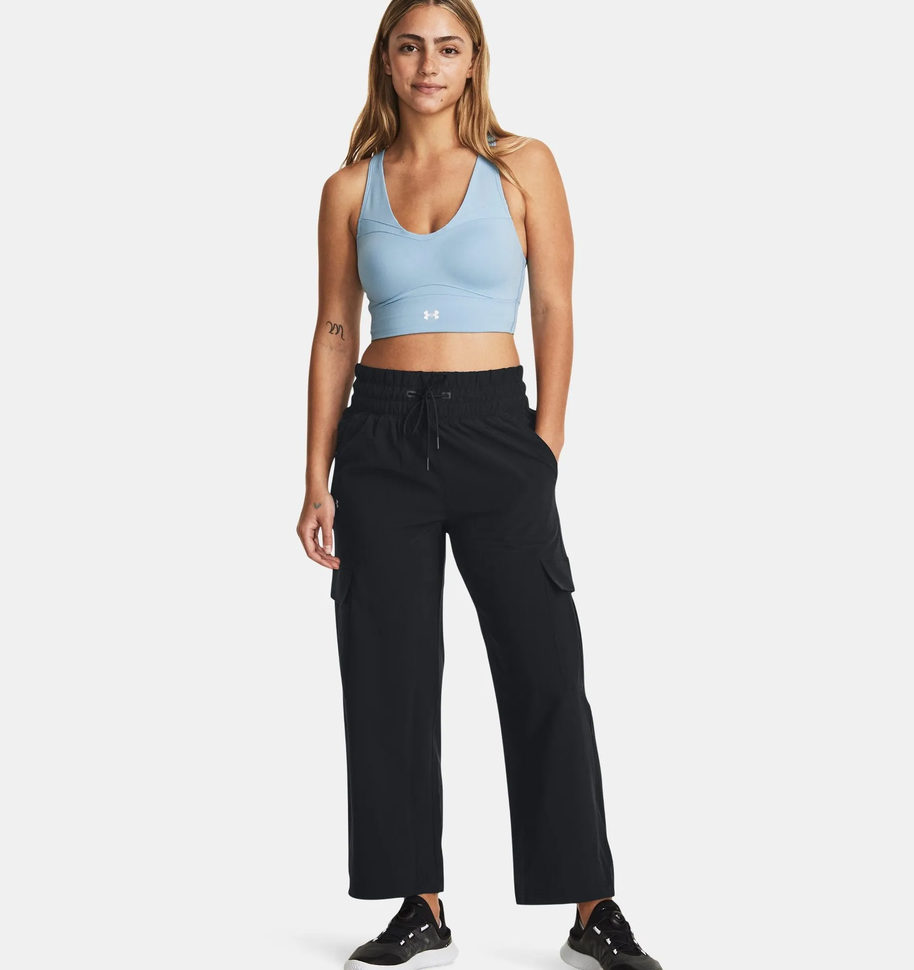 Women's High Waisted Woven Pants