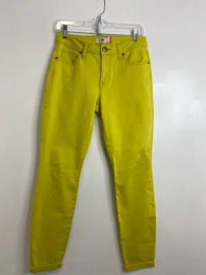 Womens Size 6 Misses Yellow Cabi Pants