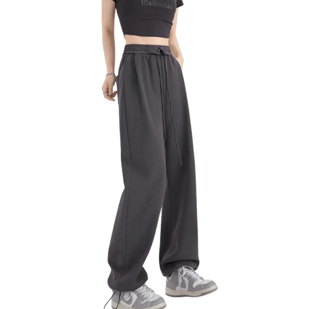 Women's Slim Fit Solid Color Sweatpants