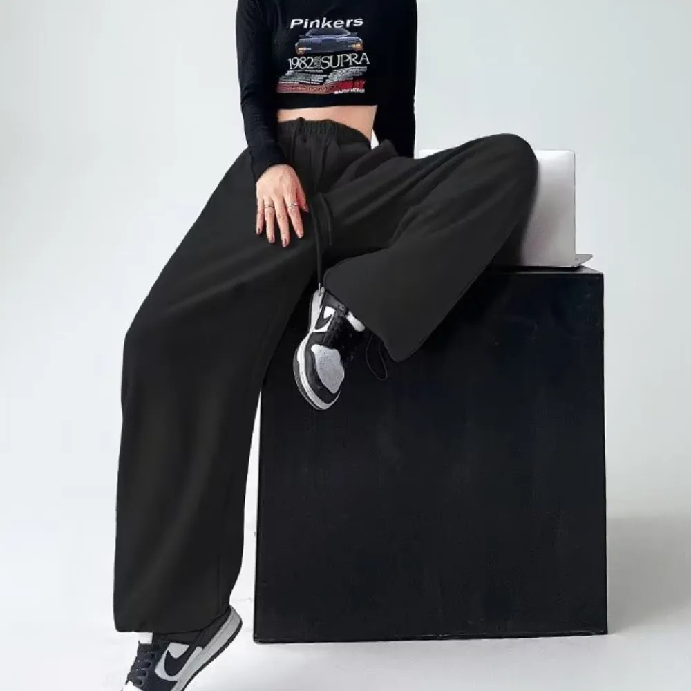 Women's Slim Fit Solid Color Sweatpants