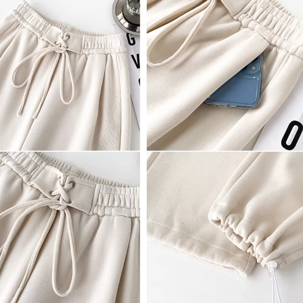 Women's Slim Fit Solid Color Sweatpants