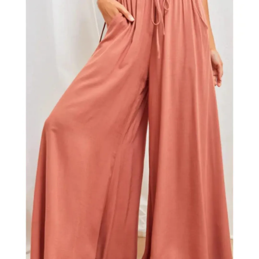 Women's Summer Palazzo Pants | High Waisted