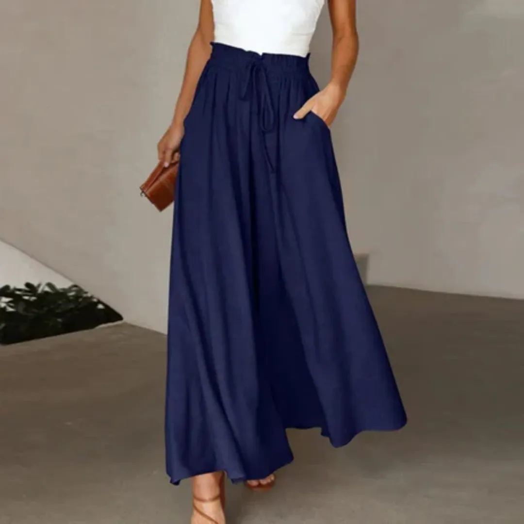 Women's Summer Palazzo Pants | High Waisted
