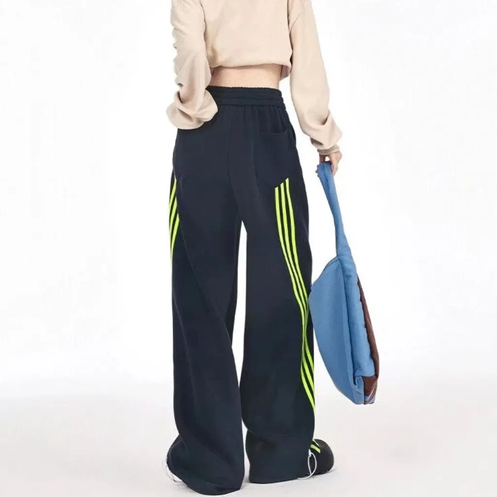 Women's Three Stripes Contrast Color Sweatpants